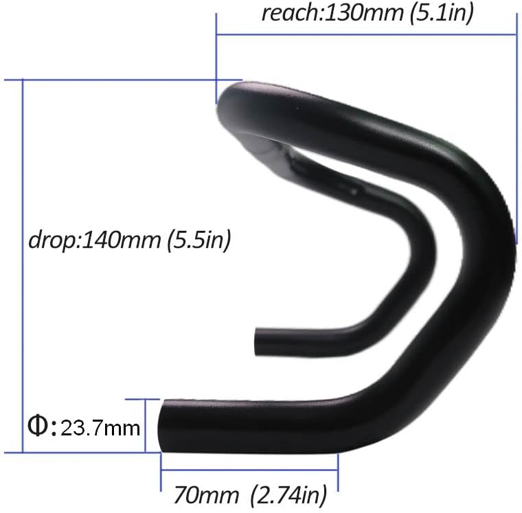 B114-7 Bent Handlebar