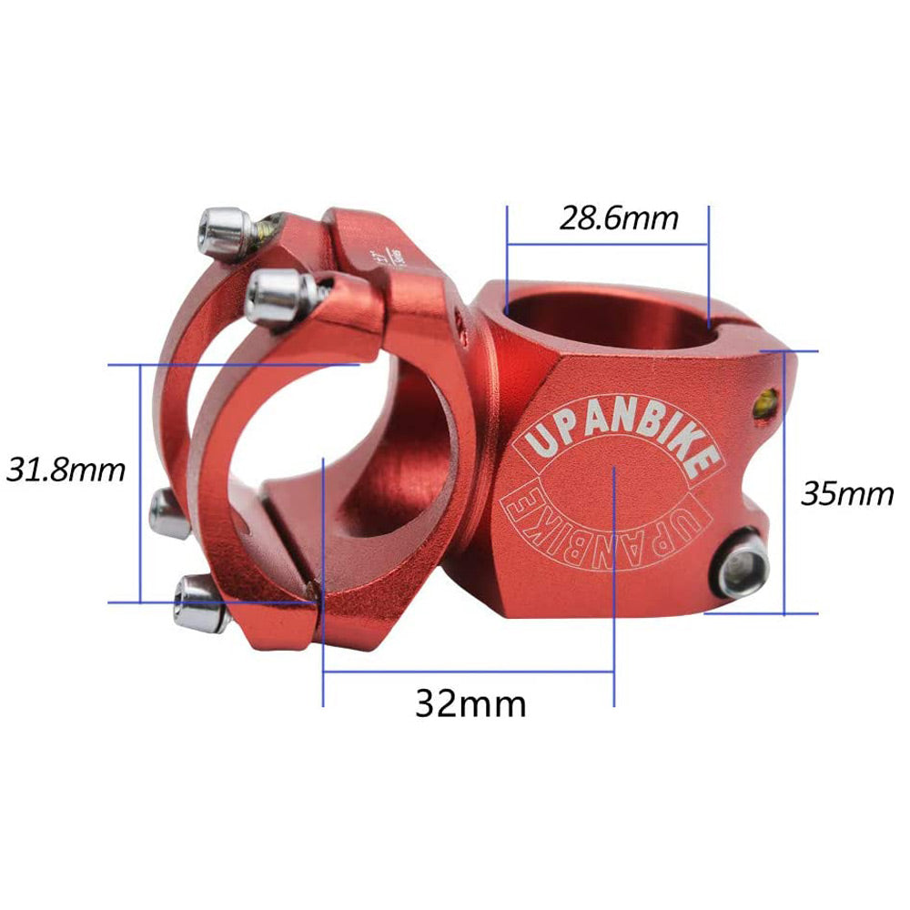 B068 Bike Short Stem, 25.4mm 31.8mm Clamp, 32mm long