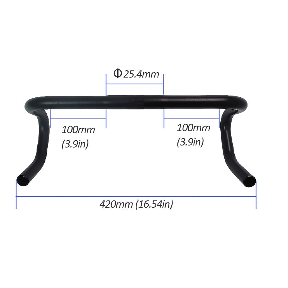 B114-7 Bent Handlebar