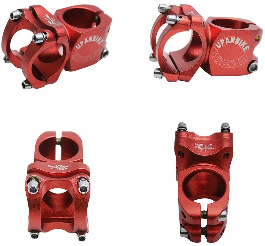 B068 Bike Short Stem, 25.4mm 31.8mm Clamp, 32mm long