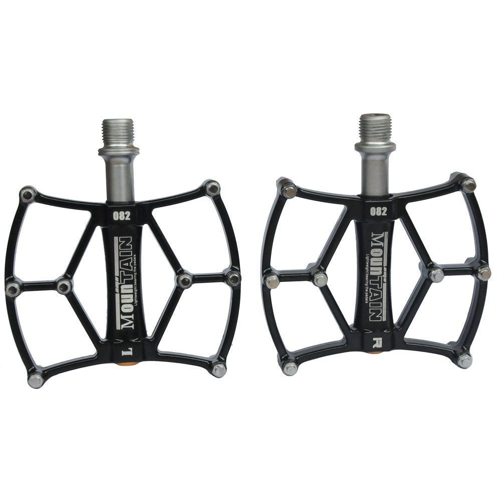 UPANBIKE Bike Pedals 9/16'' Triple Bearing Widen Flat Platform B611 - UPANBIKE