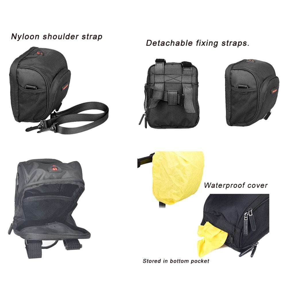 Waterproof Polyester Bike Handlebar Bag Front Frame Pannier - UPANBIKE