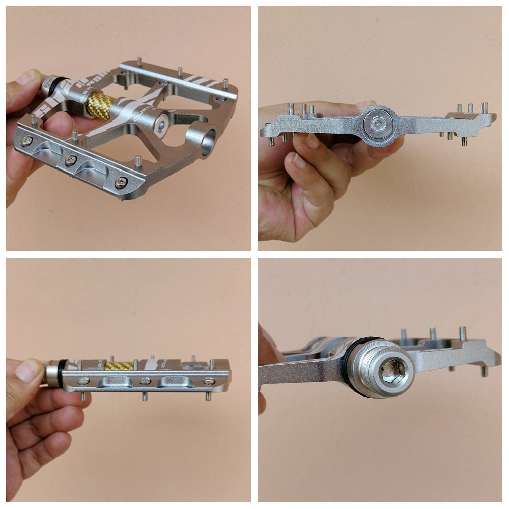 UPANBIKE Mountain Road Bike Pedals Aluminum Alloy Wide Flat Platform 9/16" CNC Ultralight 3 Sealed Bearing Bicycle Pedals UP660 - UPANBIKE