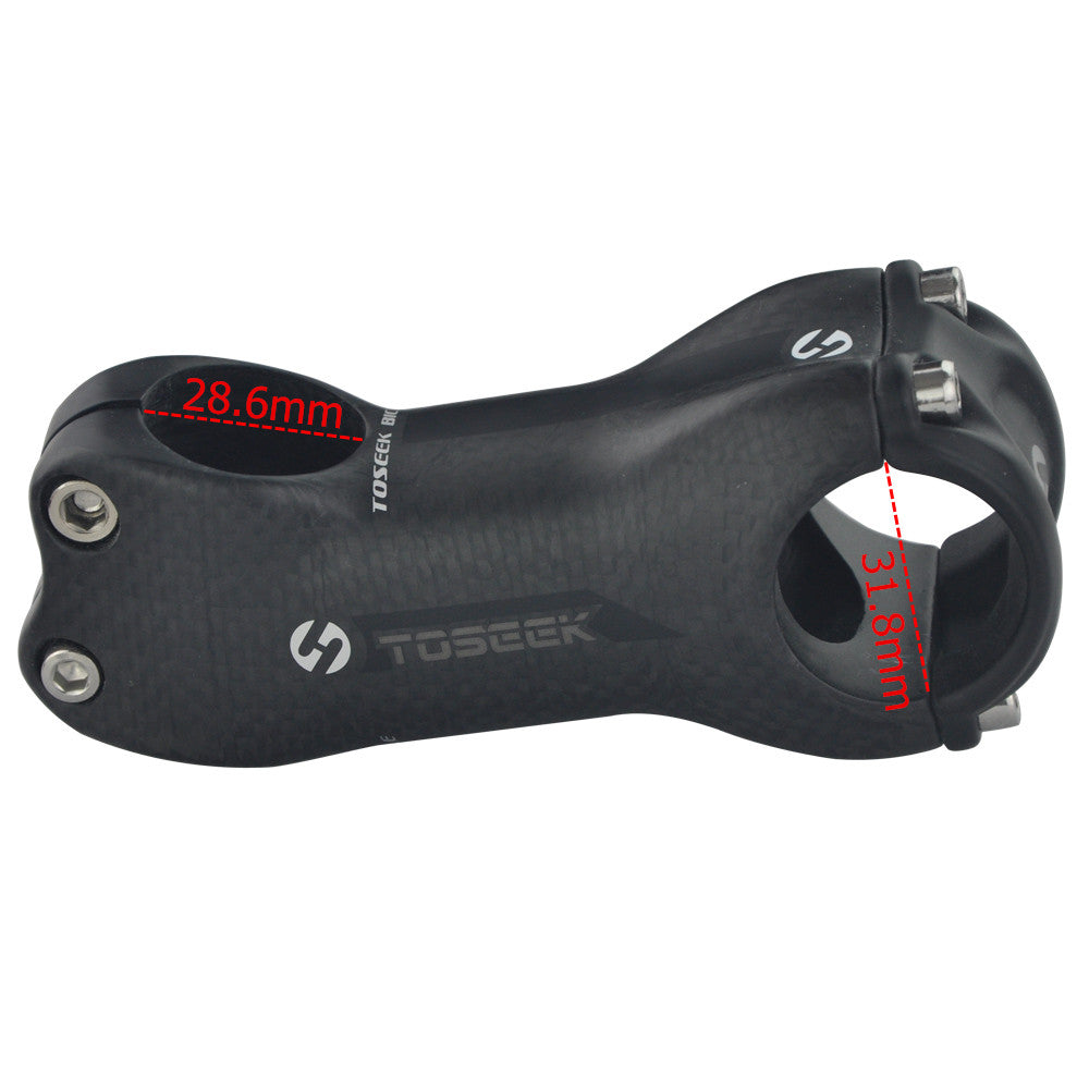 UPANBIKE Bike Stem Full 3K Carbon Fiber 1 1/8" 31.8mm*90mm 110mm Degree 6 Degree 17 Bicycle Stem TX016 - UPANBIKE